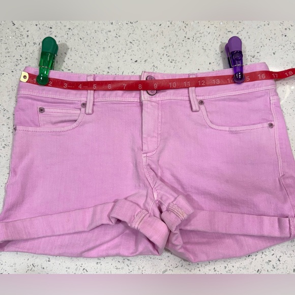 Lilly Pulitzer Pink Jean Shorts Size 8 - Picture 7 of 8